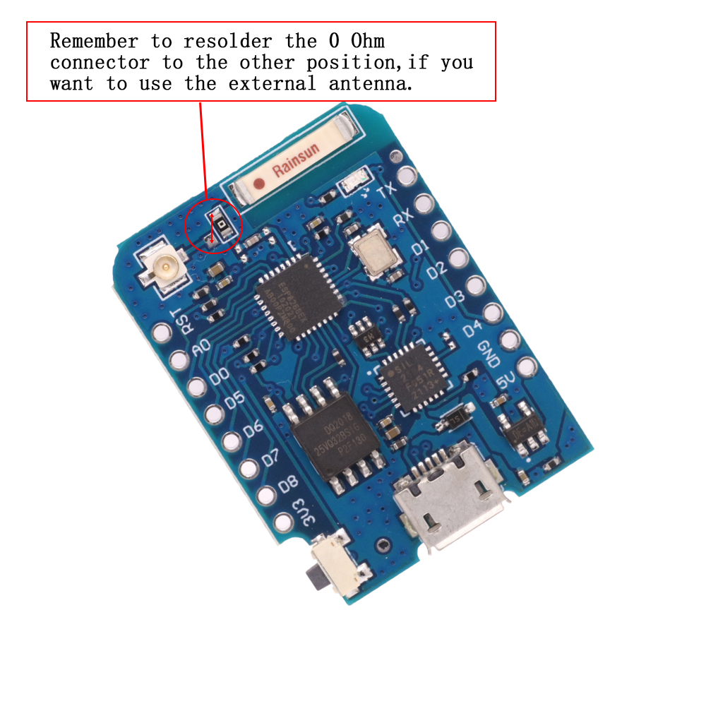 WeMos D1 Mini Pro V3.0 NodeMcu - đánh giá và giá Wemos D1