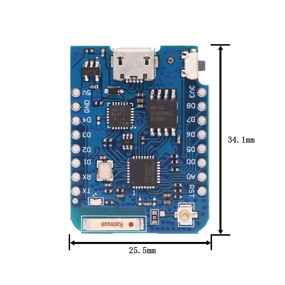 WeMos D1 Mini Pro V3.0 NodeMcu - đánh giá và giá Wemos D1