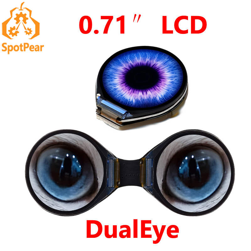 Waveshare 0.71inch Double Eye  - đánh giá và giá Doit Esp32