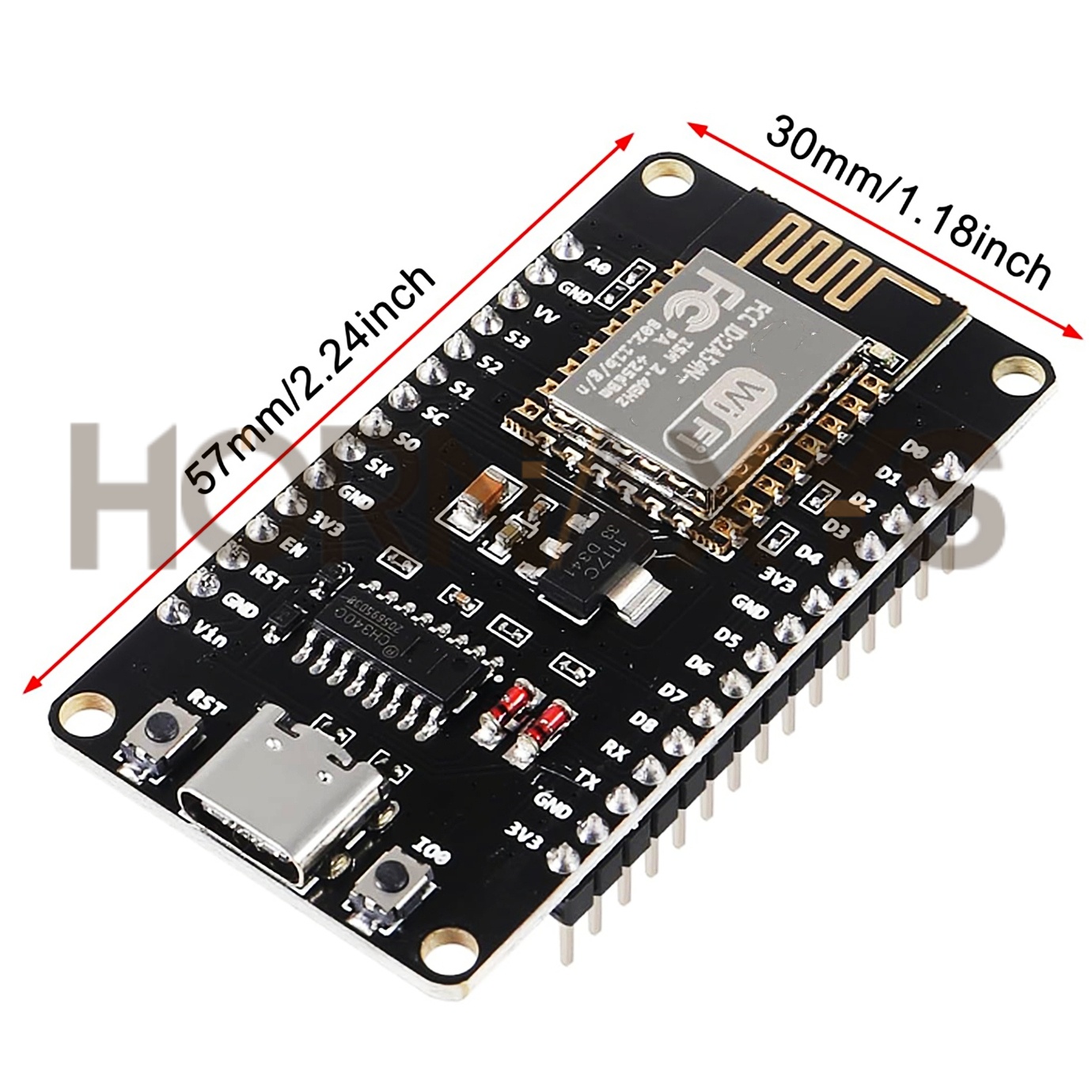 1-10pcs/ESP8266 NodeMCU LUA CH - đánh giá và giá Nodemcuv2