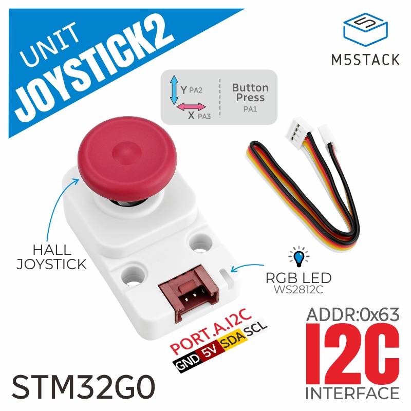 M5Stack Official I2c Joystick  - đánh giá và giá M5Stack