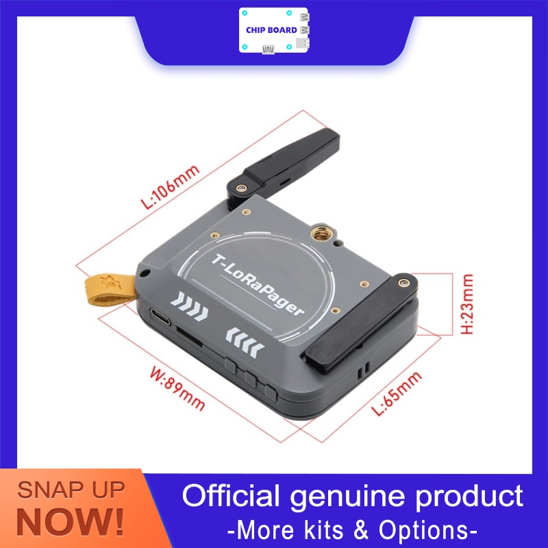 LILYGO T-LoRa Pager Handheld C - đánh giá và giá Doit Esp32